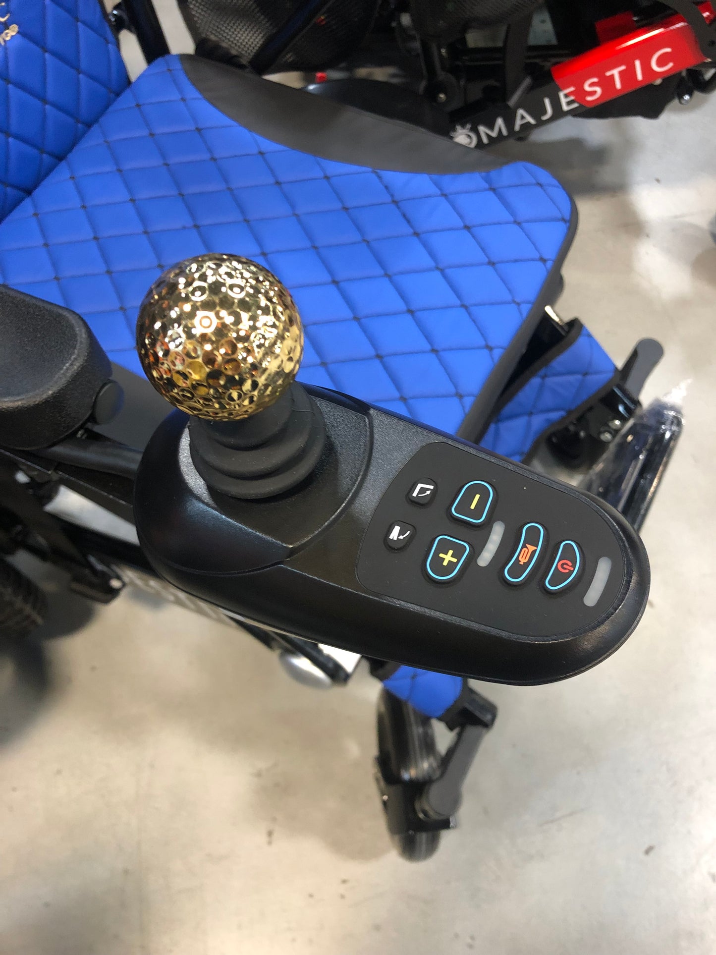 Gold Power Chair Joystick Real Picture